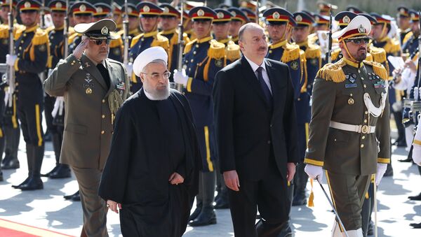 Церемония официальной встречи Ильхама Алиева в Тегеране - Sputnik Грузия