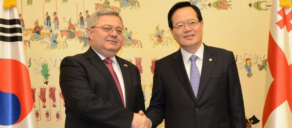 საქართველოს და კორეის პარლამენტის თავმჯდომარეები - Sputnik საქართველო