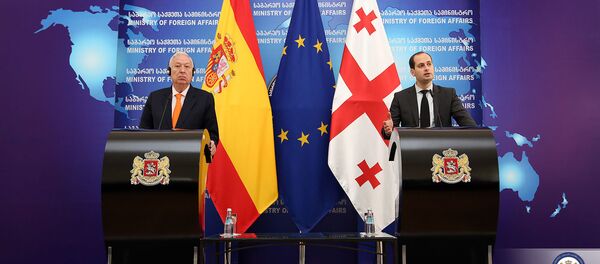 მიხეილ ჯანელიძე და ხოსე მანუელ გარსია-მარგალო - Sputnik საქართველო