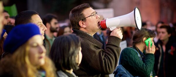 გაფიცული მაღაროელების მხარდამჭერი აქცია გაფიცული მაღაროელების მხარდამჭერი აქცია - Sputnik საქართველო