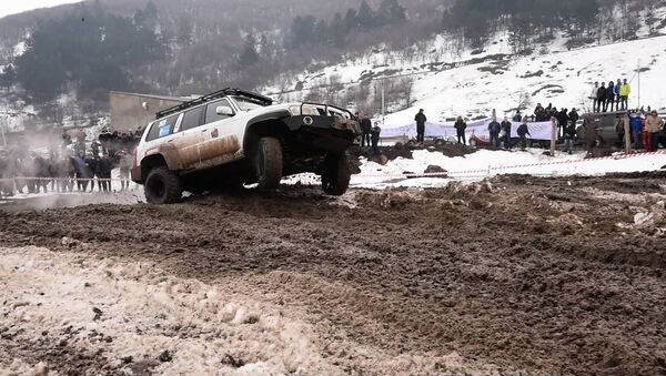 Снег, слякоть и драйв: оффроад гонки в Цахкадзоре - Sputnik Грузия