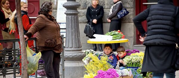 ყვავილების ყადიდვა თბილისში - Sputnik საქართველო