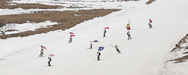 Учения школы горной подготовки Учения школы горной подготовки - Sputnik Грузия