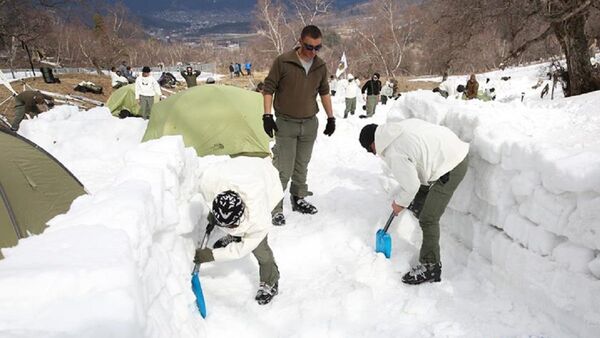 Учения школы горной подготовки - Sputnik Грузия