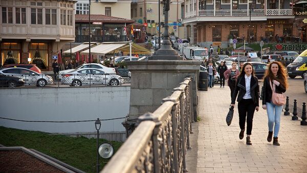 Метехский мост в центре Тбилиси - Sputnik Грузия