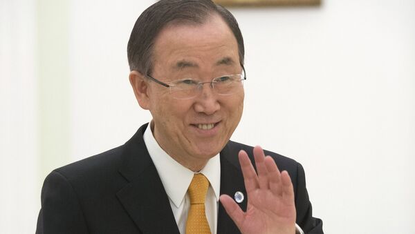 Генеральный секретарь ООН Пан Ги Мун - Sputnik Грузия