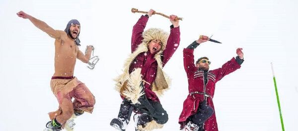 გადმოხტი და გაიყინე!- ექსტრემალური შეჯიბრება გადმოხტი და გაიყინე!- ექსტრემალური შეჯიბრება - Sputnik საქართველო