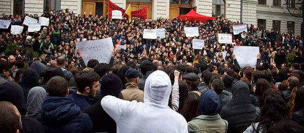 სტუდენტების პროტესტი - Sputnik საქართველო