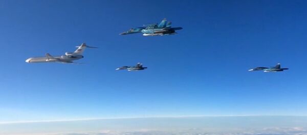 Российские самолеты группами вылетали с сирийской авиабазы в РФ - Sputnik Грузия