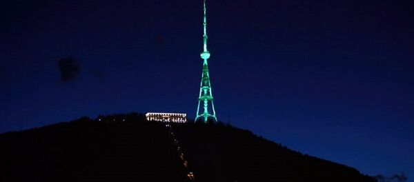 თბილისის სატელევიზიო ანძა გამწვანდა თბილისის სატელევიზიო ანძა გამწვანდა - Sputnik საქართველო