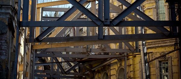 Исторический центр - дома на площади Гудиашвили и улице Ахоспирели - Sputnik Грузия