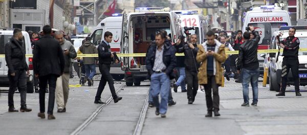 На месте взрыва в Стамбуле - Sputnik Грузия