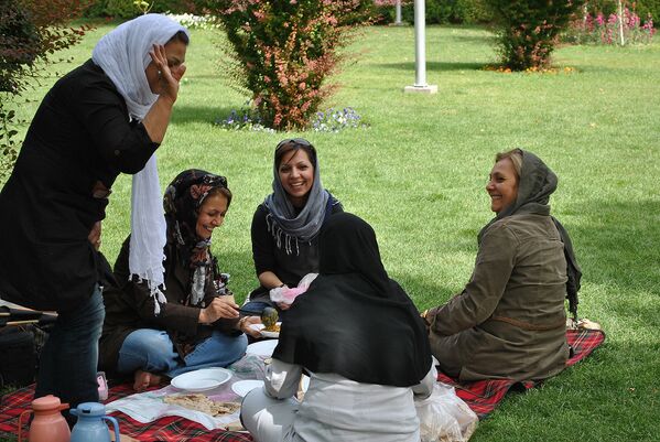 Пикник в одном из парков города Исфахана. - Sputnik Грузия