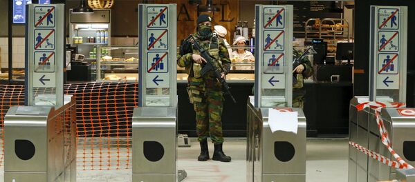 პოლიცია ბრიუსელის მეტროში - Sputnik საქართველო