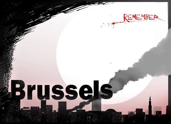 В память о жертвах терактов в Брюсселе - Sputnik Грузия