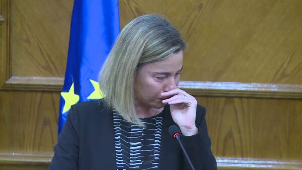 Могерини заплакала, увидев по ТВ сообщение о Брюсселе - Sputnik Грузия