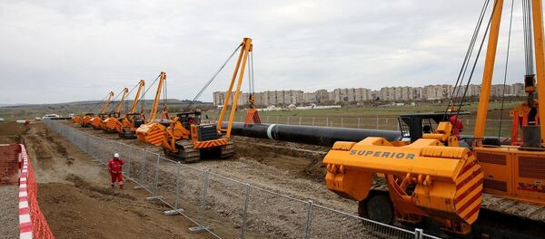 გაზსადენის გაფართოების სამუშაოები რუსთავთან ახლოს გაზსადენის გაფართოების სამუშაოები რუსთავთან ახლოს - Sputnik საქართველო