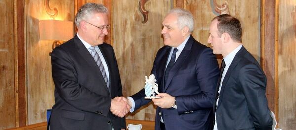 საქართველოს შს მინისტრის შეხვედრა ბავარიის შს მინისტრთან საქართველოს შს მინისტრის შეხვედრა ბავარიის შს მინისტრთან - Sputnik საქართველო