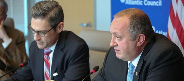 Георгий Маргвелашвили выступил в Атлантическом совете США - Sputnik Грузия