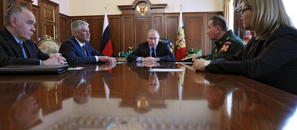 Президент РФ В. Путин провел совещание в Кремле - Sputnik Грузия