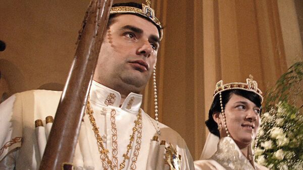 Свадьба наследников грузинской царской династии - Sputnik Грузия
