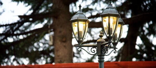 Фонари в одном из тбилисских кафе Фонари в одном из тбилисских кафе - Sputnik Грузия