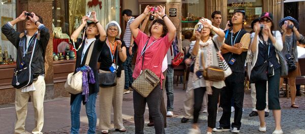 Туристы. Архивное фото - Sputnik Грузия