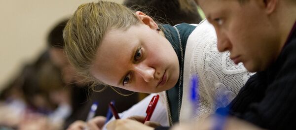 Акция Тотальный диктант. Архивное фото - Sputnik Грузия