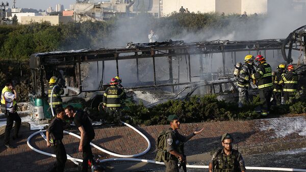 Взрыв автобуса в Иерусалиме - Sputnik Грузия