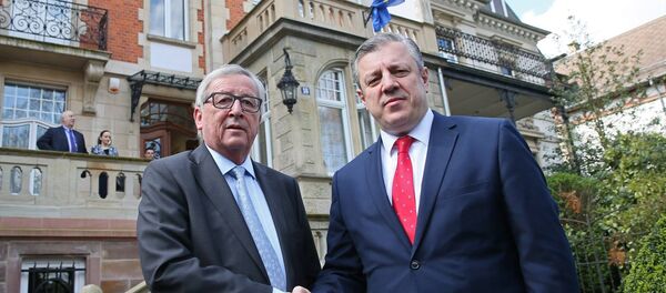 ჟან-კლოდ იუნკერი და გიორგი კვირიკაშვილი ჟან-კლოდ იუნკერი და გიორგი კვირიკაშვილი - Sputnik საქართველო