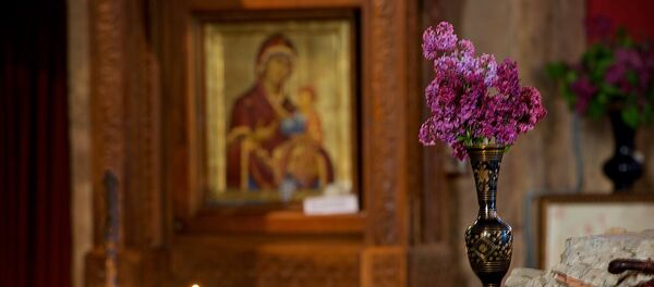 В монастыре Джвари В монастыре Джвари - Sputnik Грузия