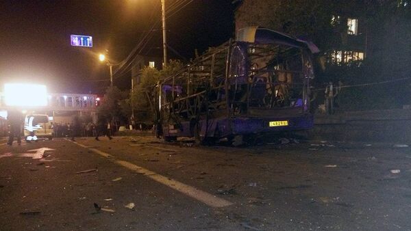 Взрыв автобуса в Ереване - Sputnik Грузия