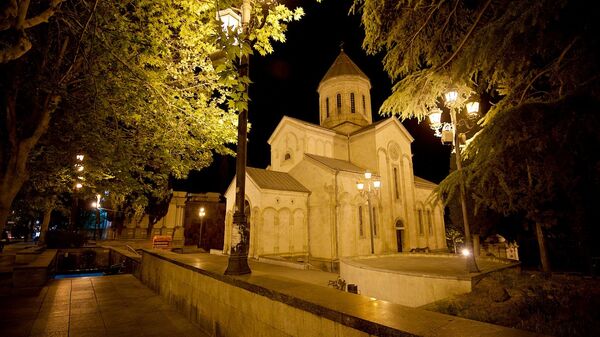 Православная церковь Кашвети (церковь Святого Георгия) на проспекте Шота Руставели в Тбилиси - Sputnik Грузия