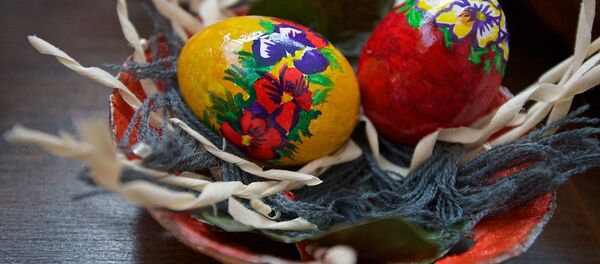Декоративные пасхальные яйца - Sputnik Грузия
