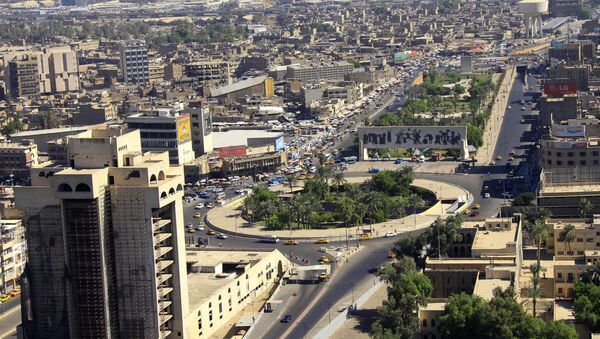 An aerial view of Tahrir Square in downtown Baghdad, Iraq - Sputnik Грузия