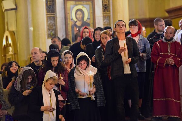 Праздник Воздвижения Животворящего Креста Господня 27 сентября 2019 - Sputnik Грузия