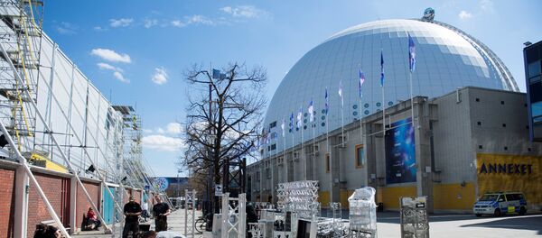 ევროვიზია 2016 - მზადება კონკურსისთვის. Globe Arena სტოკჰოლმში ევროვიზია 2016 - მზადება კონკურსისთვის. Globe Arena სტოკჰოლმში - Sputnik საქართველო