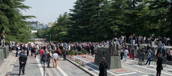 ვაკი პარკში გამარჯვების დღეს ზეიმობენ ვაკი პარკში გამარჯვების დღეს ზეიმობენ - Sputnik საქართველო