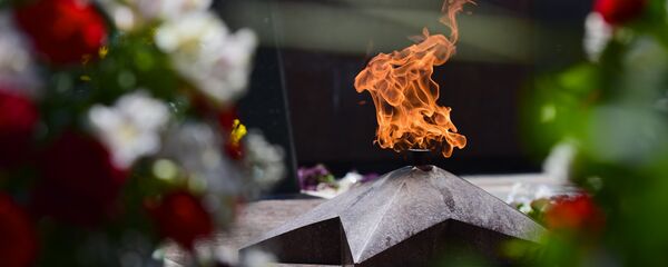 Вечный огонь у могилы Неизвестного солдата в парке Ваке - Sputnik Грузия