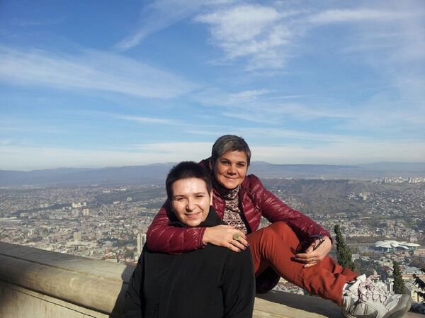 Маша Нестерова и Майя Бибилаури Маша Нестерова и Майя Бибилаури - Sputnik Грузия