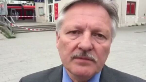 Представитель полиции Баварии о нападении неизвестного с ножом в Мюнхене - Sputnik Грузия