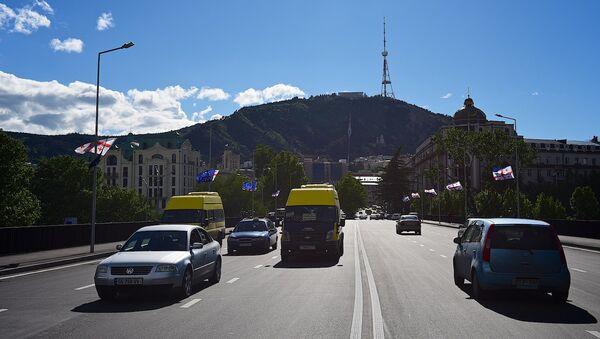 Тбилиси, мост Бараташвили - Sputnik Грузия