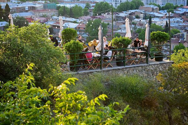 Кафе на горе Мтацминда - Sputnik Грузия