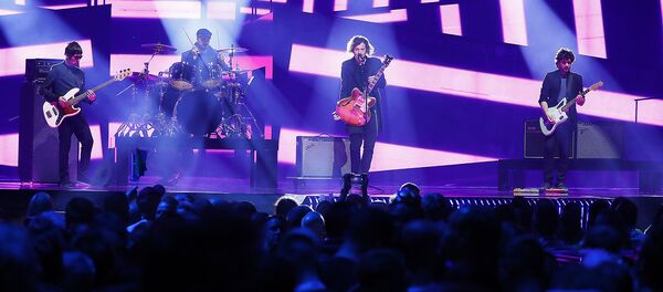 Выступление Ники Кочарова и группы Young Georgian Lolitaz в полуфинале Евровидения 2016 Выступление Ники Кочарова и группы Young Georgian Lolitaz в полуфинале Евровидения 2016 - Sputnik Грузия