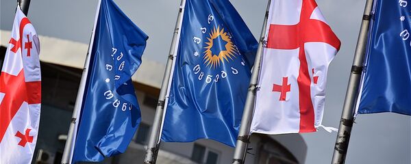 ქართული ოცნების დროშა ქართული ოცნების დროშა - Sputnik საქართველო