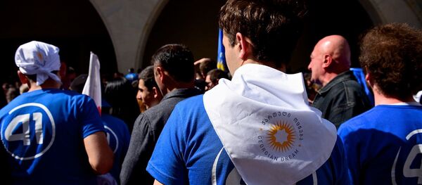 ქართული ოცნების მომხრეები ქართული ოცნების მომხრეები - Sputnik საქართველო