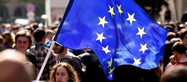ევროკავშირის დროშა ევროკავშირის დროშა - Sputnik საქართველო