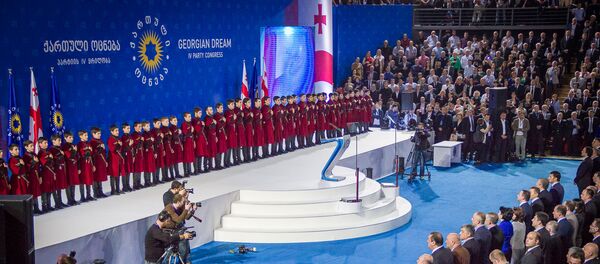 ქართული ოცნების ყრილობის გახსნა ქართული ოცნების ყრილობის გახსნა - Sputnik საქართველო