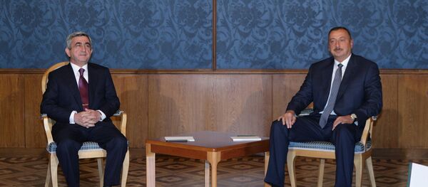 აზერბაიჯანისა და სომხეთის პრეზიდენტები - Sputnik საქართველო