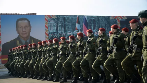 Открытая тренировка военнослужащих Отдельной дивизии оперативного назначения им. Ф.Э. Дзержинского - Sputnik Грузия